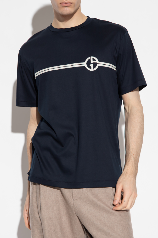新作 25SS Giorgio Armani◆ウールブレンド ヘリンボーンTシャツ GIORGIO ARMANI - GIORGIO ARMANI / ジョルジオアルマーニ